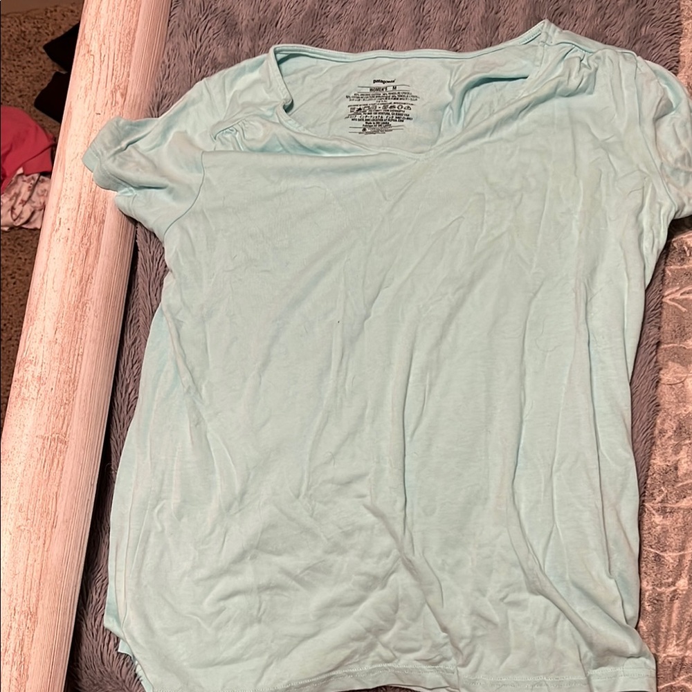 Patagonia Light Blue Short Sleeve Tee